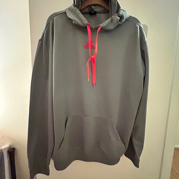 Adidas Gray Men’s Training Hoodie - Picture 1 of 3